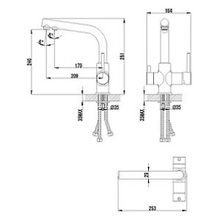 Смеситель Lemark Comfort LM3061C для кухонной мойки