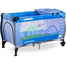 Манеж-кровать Caretero MEDIO CLASSIC BLUE (синий)