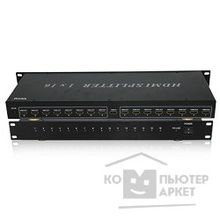 Vcom DD4116 Разветвитель HDMI Spliitter 1 >16 3D Full-HD 1.4v, каскадируемый