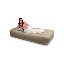 INTEX Надувная кровать-матрас без насоса (102 х 203 х 38 см) Intex Pillow Rest Mid-Rise Bed Twin 67740