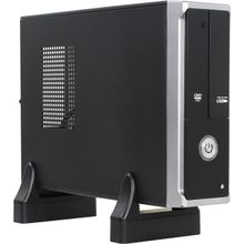 Корпус  Minitower Exegate   MI-205L    Black&Silver  Mini-ITX  400W (24+4пин)