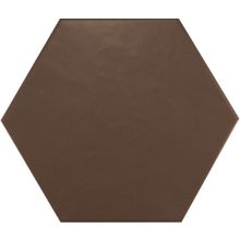 Керамогранит Equipe Hexatile Marron Mate напольная 17,5х20