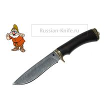 Нож Гном-2 (дамасская сталь), венге
