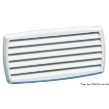 Osculati ABS louvred vent white 201x101 mm, 53.273.91