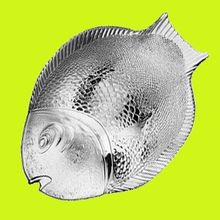 Блюдо-рыба «Марин»; стекло; L=36,B=25см; прозрачный 10258 b t
