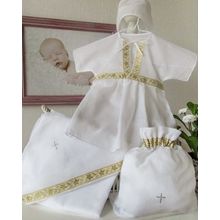 Makkaroni Kids для девочки 4 предмета белый золото