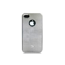 Пластиковый чехол для iPhone 4 4S iCover High Glossy, цвет Check Pattern Silver (IP4-HG-CH S)