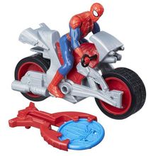 HASBRO SPIDER-MAN Hasbro Spider-Man B9705 B9994 Человек-паук на мотоцикле B9705 B9994