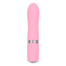 Розовый мини-вибратор Flirty - 11 см. Розовый