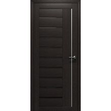  Двери восход "бета" орех бисмарк (венге) черное стекло  до