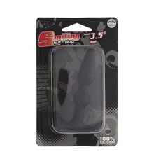 NMC Чёрный массажер для анальной стимуляции T-SHAPE SILICONE BUTT PLUG BLACK - 8,9 см. (черный)