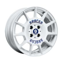 Колесные диски Sparco Terra 7,0R16 4*100 ET37 d63,3 White Blue Lettering [W29046501G7]