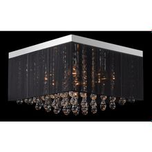 Люстра 3267 8 хром черный