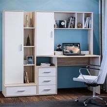 Сокол Стол письменный Сокол КСТ-16+СТ-9 цвет дуб сонома белый ID - 292168