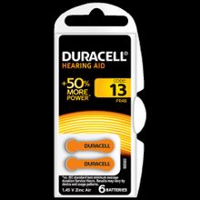 Батарейка DURACELL HEARING AID 13 в пласт. боксе 6 шт
