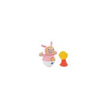 «Chicco» музыкальная игрушка неваляшка «Roly Poly» + прорезыватель (девочка)