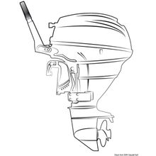Osculati Outboard motor cover 63x35x50 cm 300D, 46.505.04