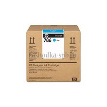 Струйный цветной картридж HP N786 3L cyan Latex Designjet