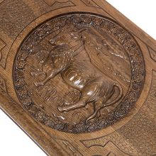 Нарды резные "Зодиак Телец"