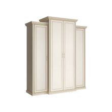 ПМ: КУРАЖ Шкаф 4-х дверный с пеналами глухой Венето