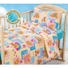 Бамбино «Мишутки» с трикотажной простыней