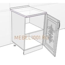 БЕЛАРУСЬ кухня, шкаф-стол однодверный 500 с полкой