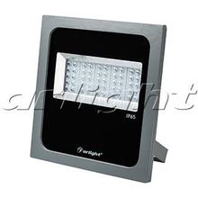 светодиодный прожектор AR-FLAT-ARCHITECT-50W-220V Warm (Grey, 50x70 deg), 23841 |  код. 023841 |  Arlight