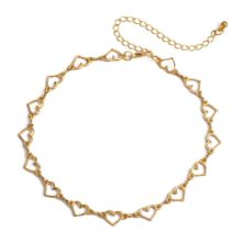 Чокер на шею "Сердечки" (арт. 81011-7)