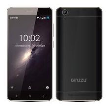 Смартфон GiNZZU S5120 black 5(HD) IPS, quad core CPU, 8 Гб, 1024 RAM, 3G, камера 8 Мп, 2000mAh