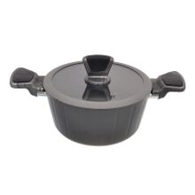 ПМ: Грандлюкс 46432 Кастрюля со стеклянной крышкой Repast Pumpkin диаметр 20 см, высота 9,5 см 2,6 л (индукция)