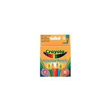 Crayola 12 коротких цветных карандашей (4112)
