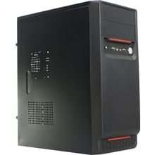 Корпус   Miditower Exegate   AA-324   Black  ATX 500W (24+4пин)