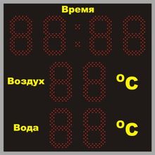 Спортивные табло для бассейна №3, Glashatai