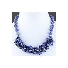 Бусики-Колечки Колье Лазурит "Арситта" арт.4347