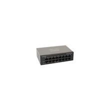 коммутатор Cisco SB SF100D-16P-EU, switch 16-ports 10 100Mbps, 8-ports PoE