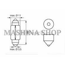 BOSCH 1987302211 C5W 12V Pure Light