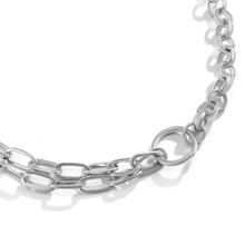 Колье-цепь под серебро (арт. 83391-2)