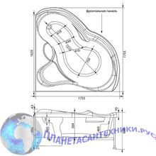 Панель фронтальная Aquanet Bellona 165