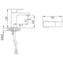 Смеситель Iddis Brick BRISB00i01