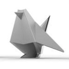 Umbra Держатель для колец origami птица хром арт. 1010004-158