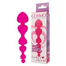 Анальный стимулятор Cosmo розовый 14,5 см