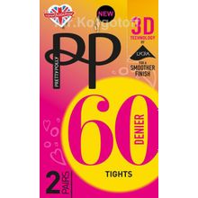 Pretty Polly Колготки Pretty Polly Opaque 3D 60 (2 пары, ETG5)