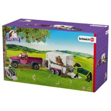 Schleich Пикап с прицепом для лошади