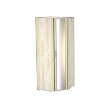 8.05А Шкаф для одежды угловой с зеркалом №37 МС Блюз МДФ глянец Венге  Вишня