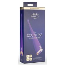 EDC Фиолетовый клиторальный вибратор The Countess Pinpoint Vibrator - 19 см. (фиолетовый)