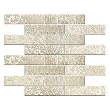 Керамическая плитка Novogres Aitana Mosaico Blonda Crema-Gris Мозаика 34,6х35