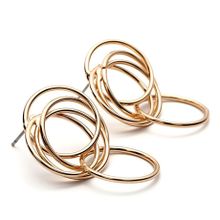 Серьги-гвоздики под золото (арт. 80957-2)