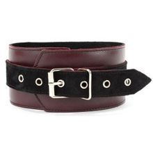 Бордовый ошейник Maroon Collar On The Strap (бордовый)