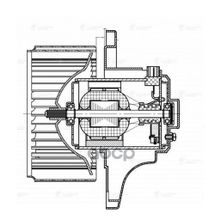 Э Вентилятор Отоп. Для А М Hyundai Tucson Kia Sportage (04-) Hyundai Tucson Kia Sportage Ii (04-) LUZAR арт. LFH08E3