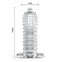 Bior toys Закрытая прозрачная насадка Crystal sleeve - 12 см.